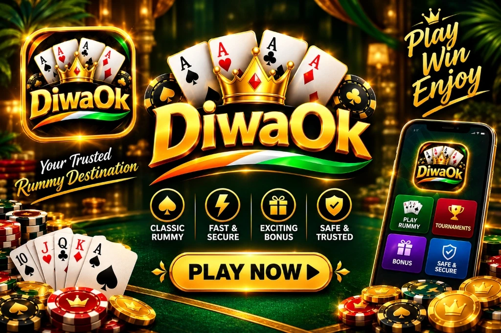 Diwa OK Official 2026 Game Banner - Play Win Enjoy