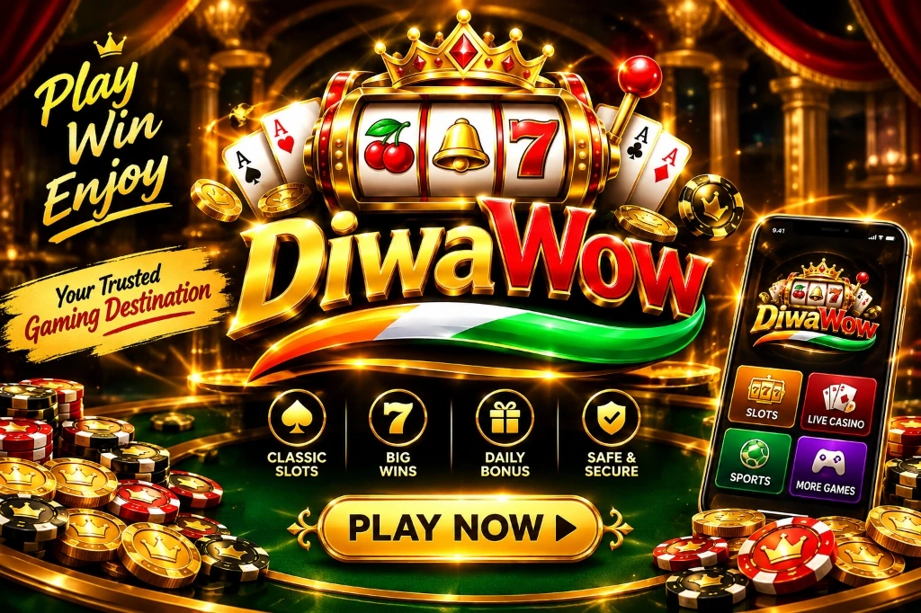 Diwa Wow Official 2026 Game Banner - Play Win Enjoy